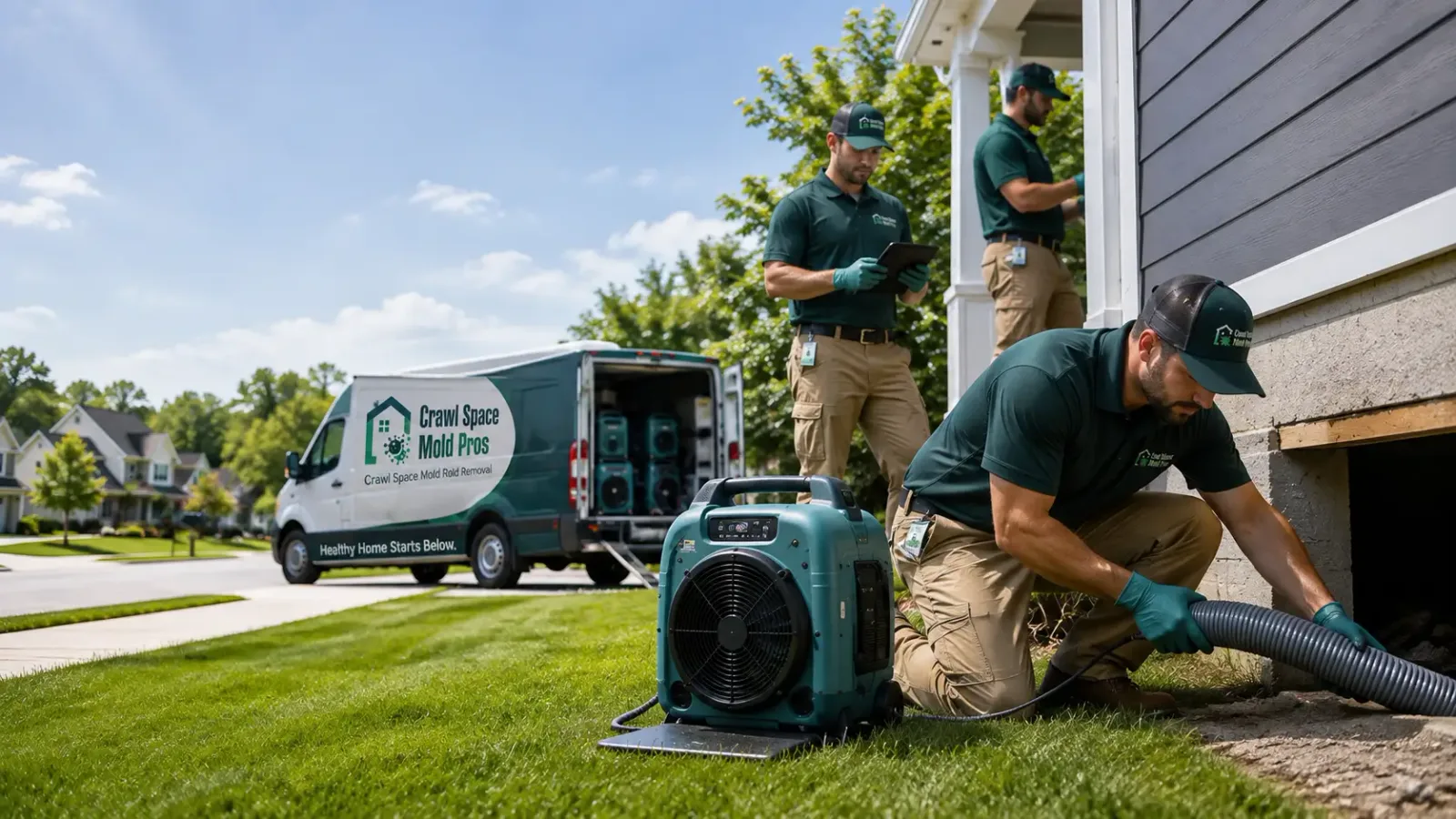 Crawl Space Mold Removal in Montgomery, NY